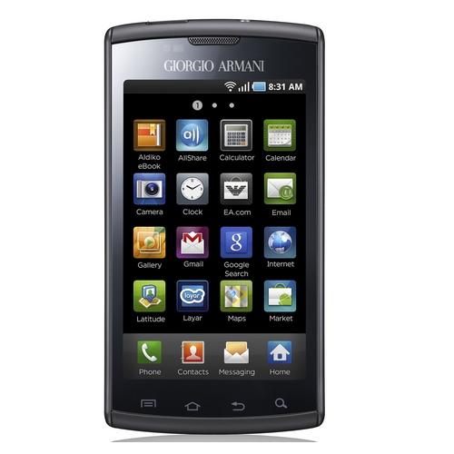 Samsung i9010 Galaxy S Giorgio Armani  Mobil Veri Tasarrufu
